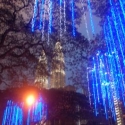Petrobas towers by night