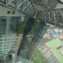 Umeda Sky building in Osaka vanaf de roltrap 37e etage